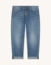Dondup Koons Jewel Trousers In Blue