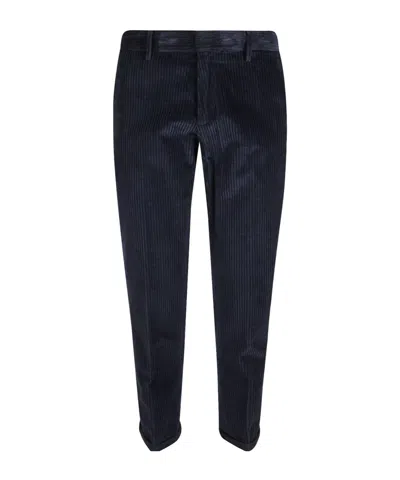 Dondup Press-crease Trousers In Blue