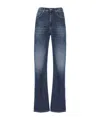 Dondup Logo-patch Jeans In Blue