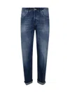 Dondup Bray 5pockets Denim In Blue