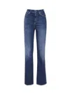 Dondup Cotton Denim Amber In Blue