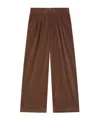 Dondup Eloise Pleated Trousers In Brown