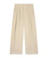 Dondup Eloise Pleated Trousers In Brown