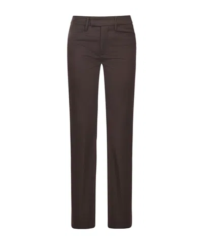 DONDUP DONDUP GABARDINE REGULAR-FIT PANTS