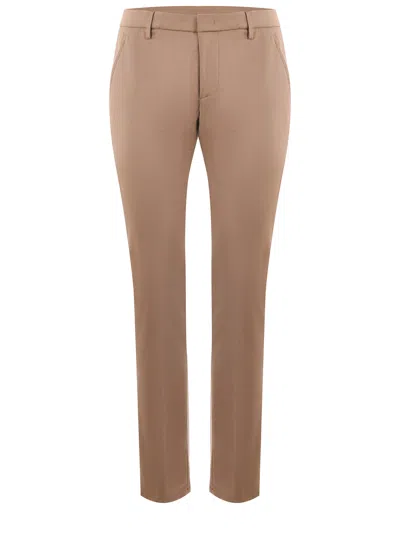 Dondup Trousers In Brown