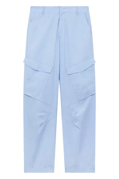 Dondup Trousers Clear Blue