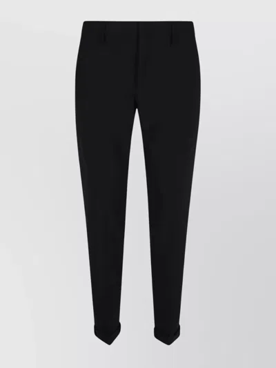 DONDUP TROUSERS CUFFED HEM BELT LOOPS