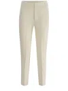 DONDUP TROUSERS DONDUP ARIEL 27INCHES MADE OF LINEN BLEND