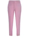 DONDUP TROUSERS DONDUP ARIEL 27INCHES MADE OF LINEN BLEND