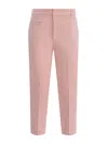 Dondup Trousers  Ariel In Stretch Cotton In Rosa