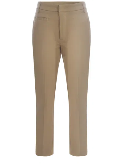 Dondup Trousers  Ariel Trousers Made Of Cotton In Beige