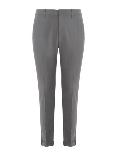 Dondup Trousers  Gaubert In Stretch Wool Availability Shop Pompeii In Grgio