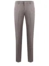 Dondup Trousers In Dove Grey