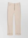 Dondup Trousers Featuring Bottom Cuffs And 5 Pockets In Multi