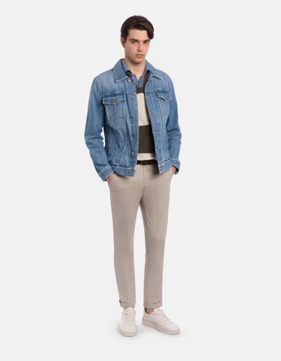 Dondup Trousers Gaubert-ps0020u-2 Ss26 In Neutral