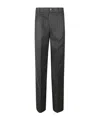Dondup Pinstripe Trousers In Gray
