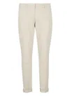 Dondup Pantalone Gaubert Gabardina In Beige