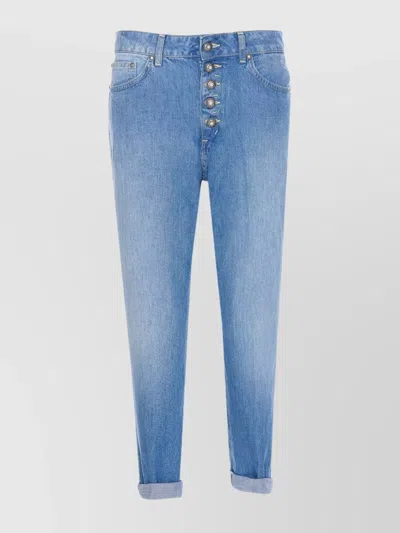 Dondup Trousers Skinny Fit Rolled Cuffs