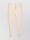 Dondup Button-fastening Patch-pocket Jeans In Neutral