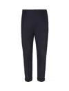 Dondup Gaubert Slim Flannel Trousers In Universo