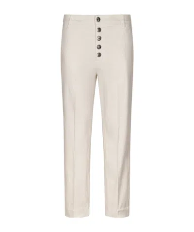 Dondup Trousers In White