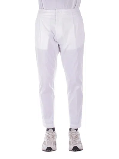 Dondup Trousers White In Bianco Bianco