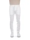 Dondup Trousers White In Bianco Chiari E Naturali