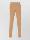 Dondup Trousers With Belt Loops And Pockets In Nude