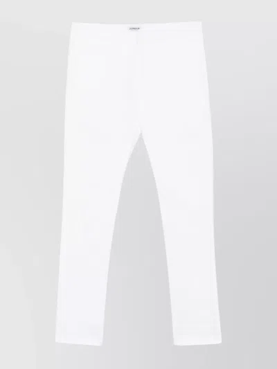 Dondup Trousers With Belt Loops And Pockets In White