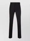 Dondup Trousers With Belt Loops And Pockets In Black