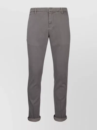 DONDUP TROUSERS WITH POCKETS AND BELT LOOPS