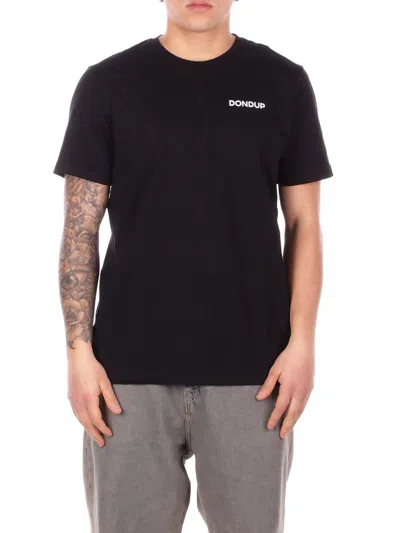 Dondup T-shirts And Polos In Nero Neri E Grigi