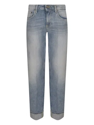 Dondup Turn Up-cuff Jeans In Blue