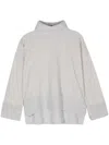 Dondup Turtle-neck Jumper In Grey