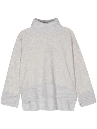 Dondup Turtle-neck Jumper In Gray