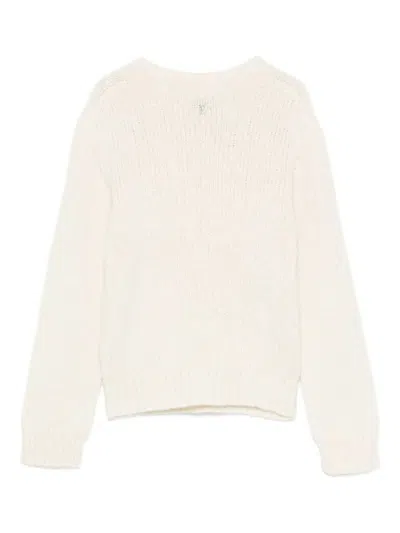 Dondup Turtle-neck Sweater In Neutral