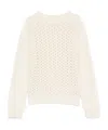 Dondup Textured Knit Turtle-neck Sweater In White