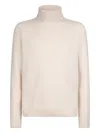 Dondup Turtleneck Ribbed-hem Sweater In Neutral