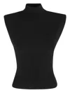 Dondup Turtleneck Ribbed-sweater In Black