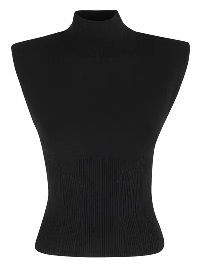 DONDUP TURTLENECK RIBBED-SWEATER