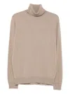 Dondup Turtleneck Sweater In Brown