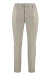 Dondup Chino Trousers Featuring Roll-up Cuffs In Grey