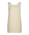 Dondup Sleeveless Textured Top With Relaxed Fit In Green