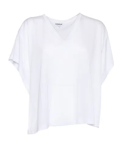 DONDUP DONDUP V-NECK WIDE SHORT SLEEVED T-SHIRT