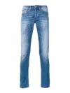 Dondup Stonewashed Skinny Jeans In Azul