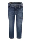 Dondup Belt-loop Jeans In Blue