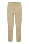 Dondup Velvet Cargo Pants - Eve In Beige