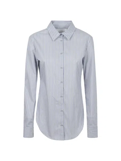 Dondup Vertical-stripe Shirt In Blue