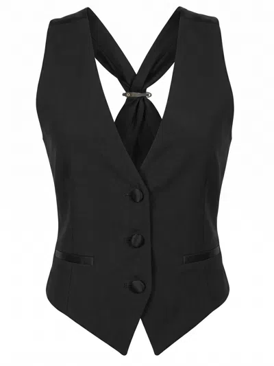 Dondup Vest In Black