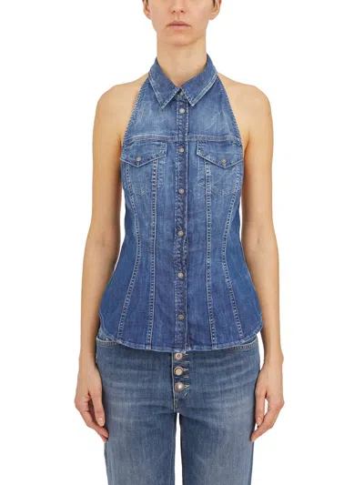 Dondup Top  Woman Color Denim In Blue